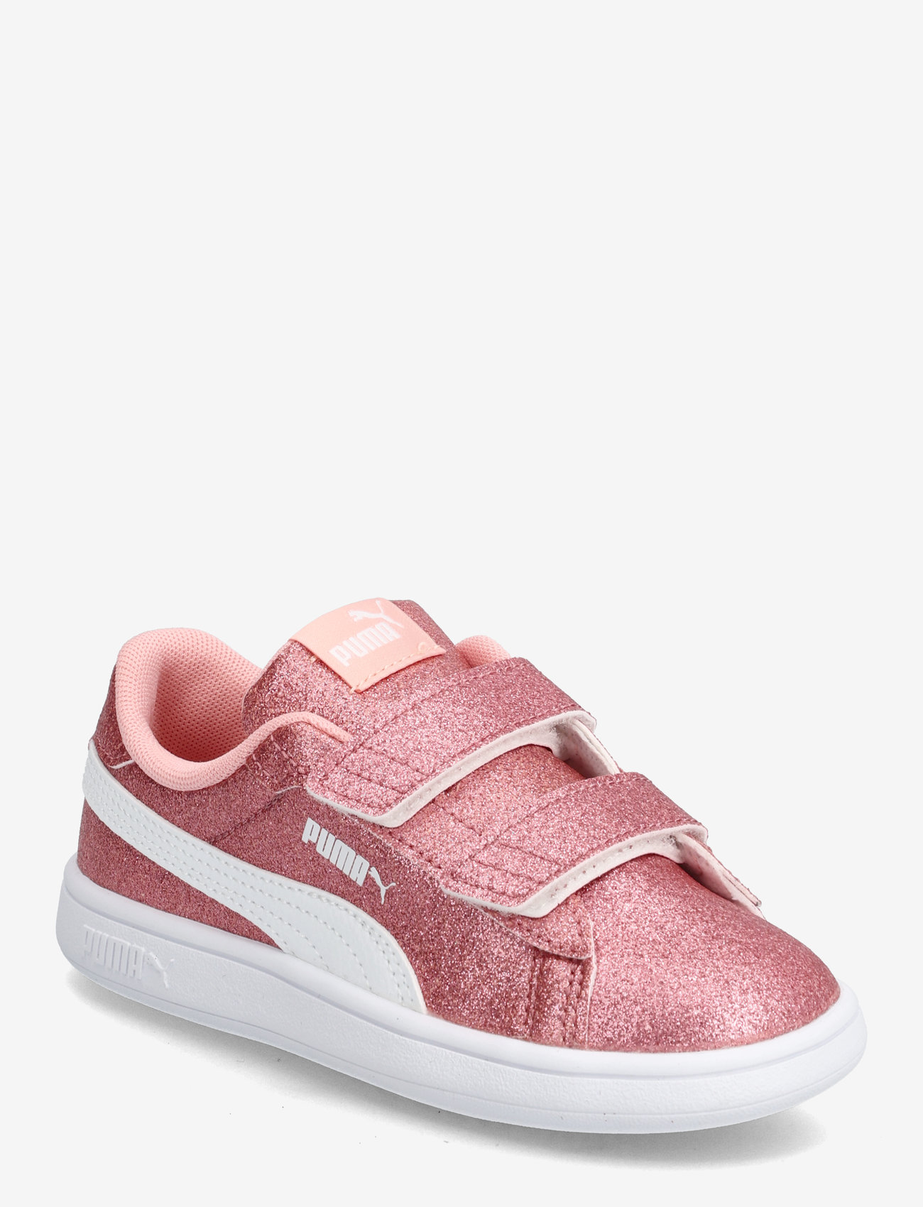 PUMA - Puma Smash 3.0 Glitz Glam V Inf - kleidung - peach smoothie-puma white - 0