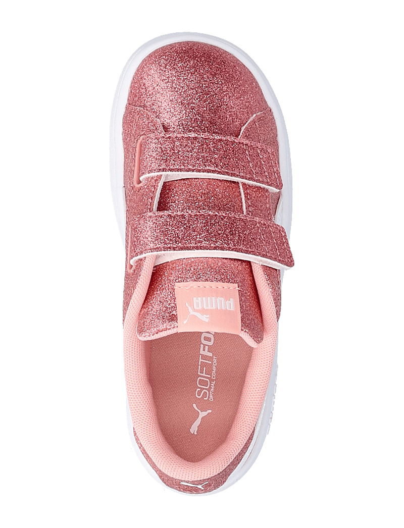 PUMA - Puma Smash 3.0 Glitz Glam V Inf - apģērbs - peach smoothie-puma white - 3