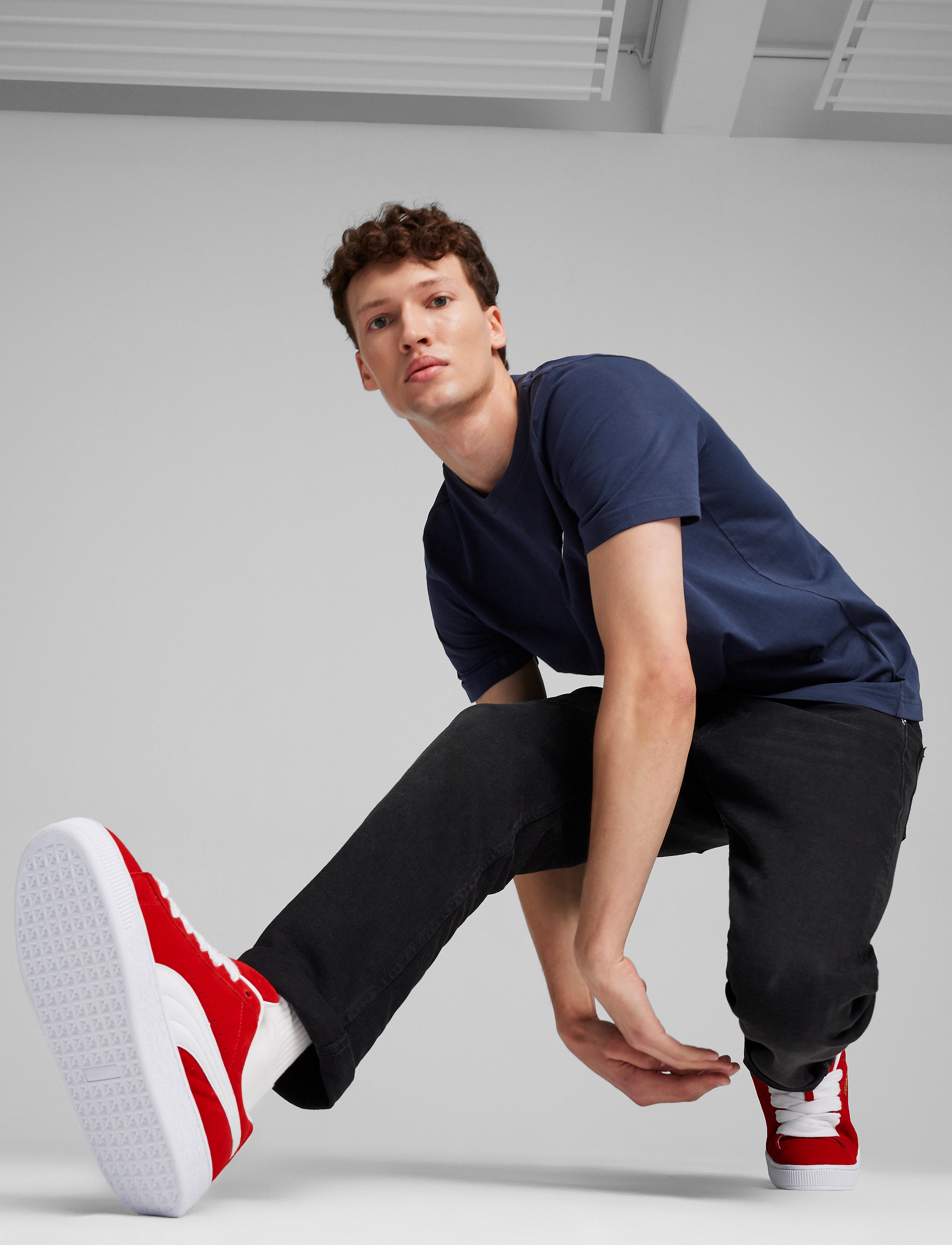 PUMA Suede Xl, Mænd, Suede XL Sneakers, Rød, Str: 36