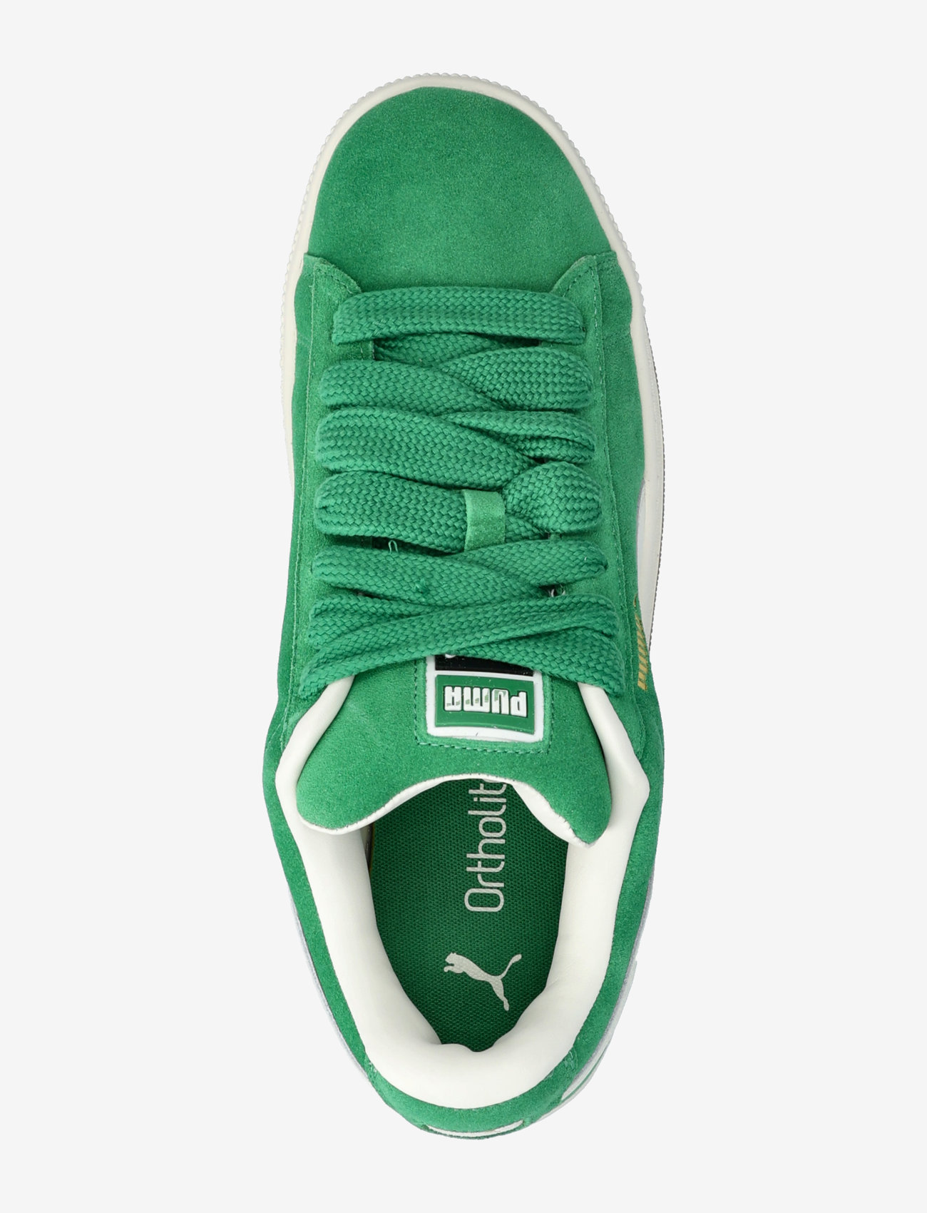 PUMA - Suede XL - niedriger schnitt - archive green-vapor gray - 3