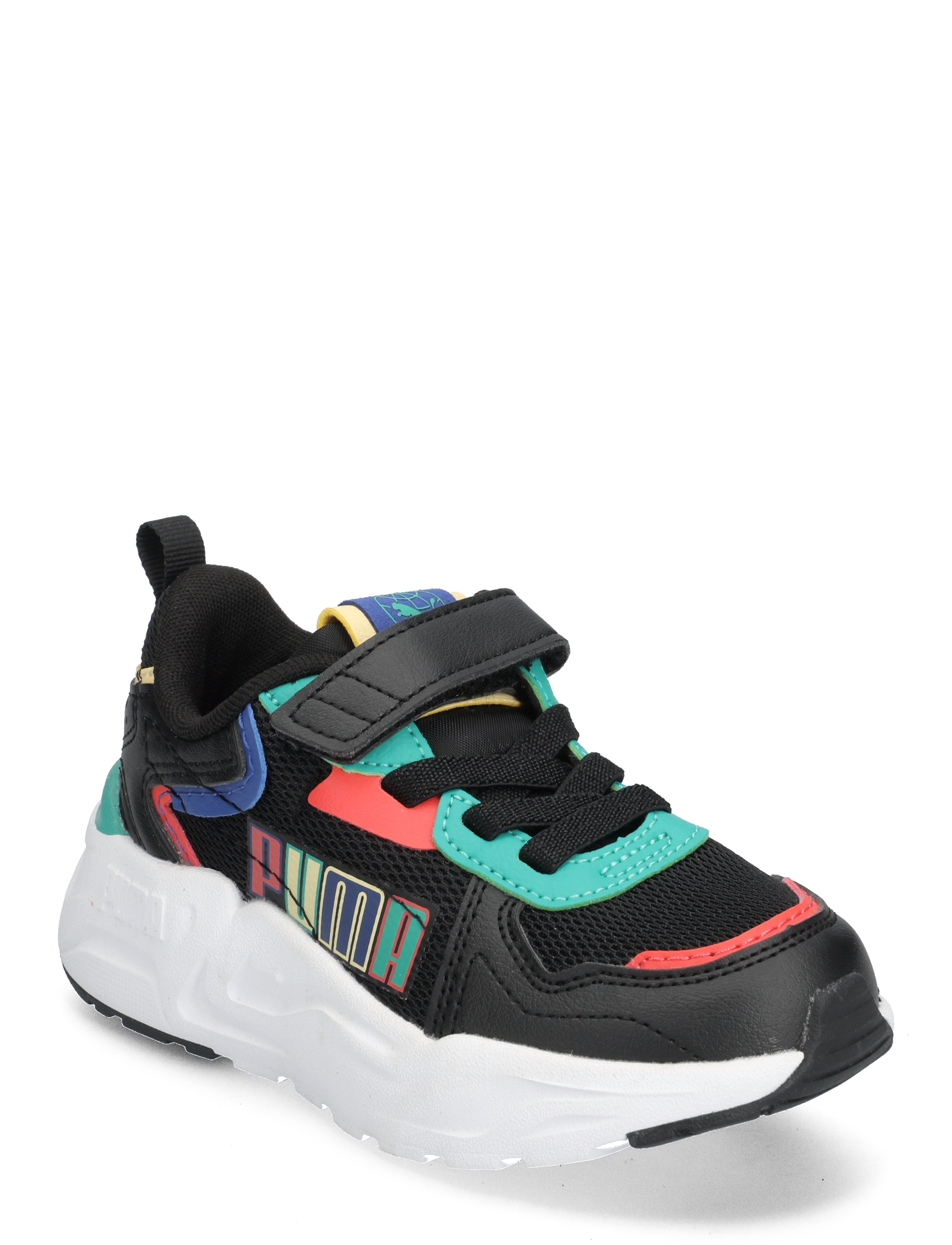 Trinity Lite Ready, Set, Better AC+ PS - PUMA BLACK-SPARKLING GREEN-COBALT GLAZE-ACTIVE RED