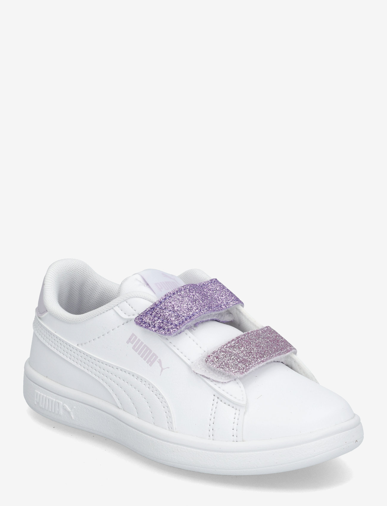 PUMA - Puma Smash 3.0 L Glitter Velcro V PS - kläder - puma white-lavender alert-lilac frost - 0
