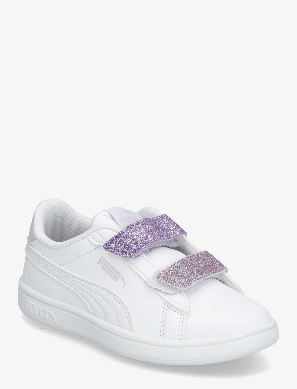 PUMA - Puma Smash 3.0 L Glitter Velcro V PS - kleidung - puma white-lavender alert-lilac frost - 0