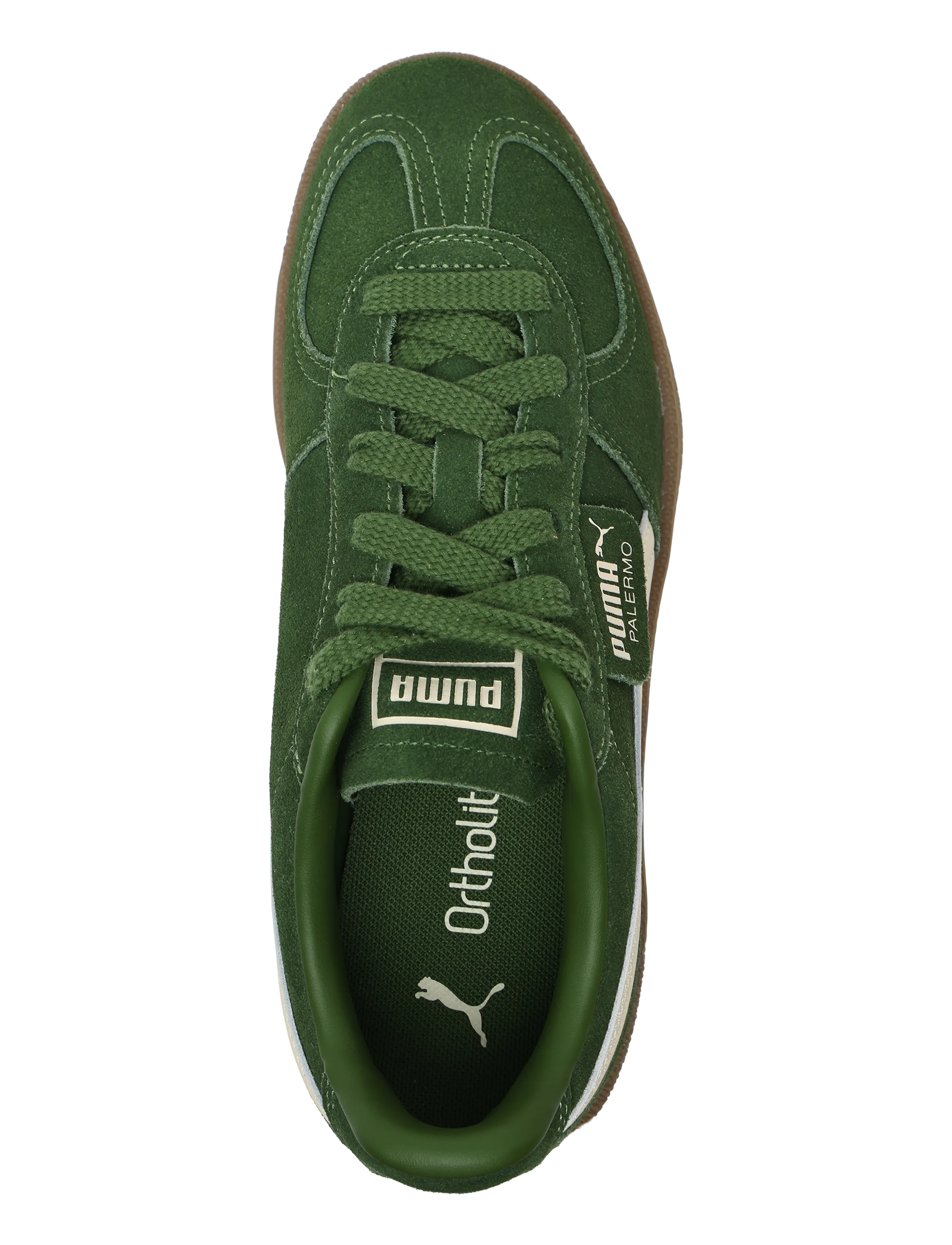 PUMA - Palermo - låga sneakers - earthy green-buttercream - 3