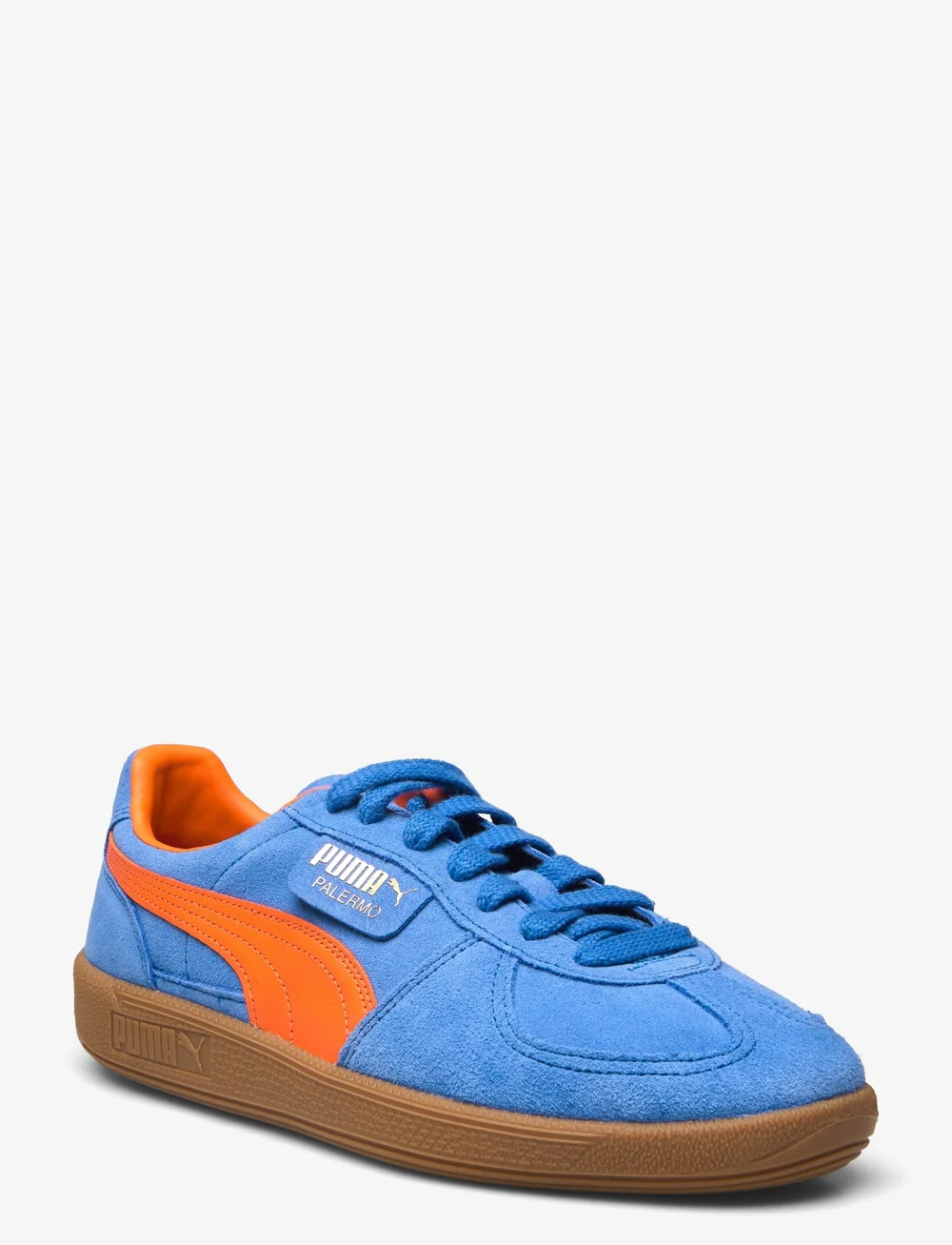 PUMA - Palermo - sporta apavi ar zemu augšdaļu - hyperlink blue-flame flicker-gum - 0