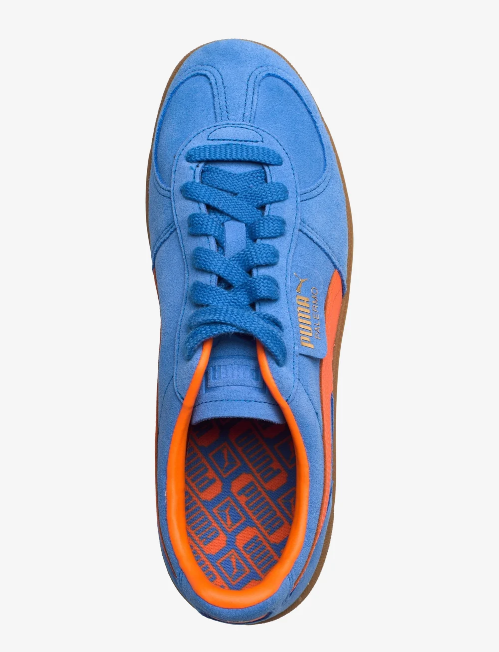 PUMA - Palermo - sporta apavi ar zemu augšdaļu - hyperlink blue-flame flicker-gum - 3