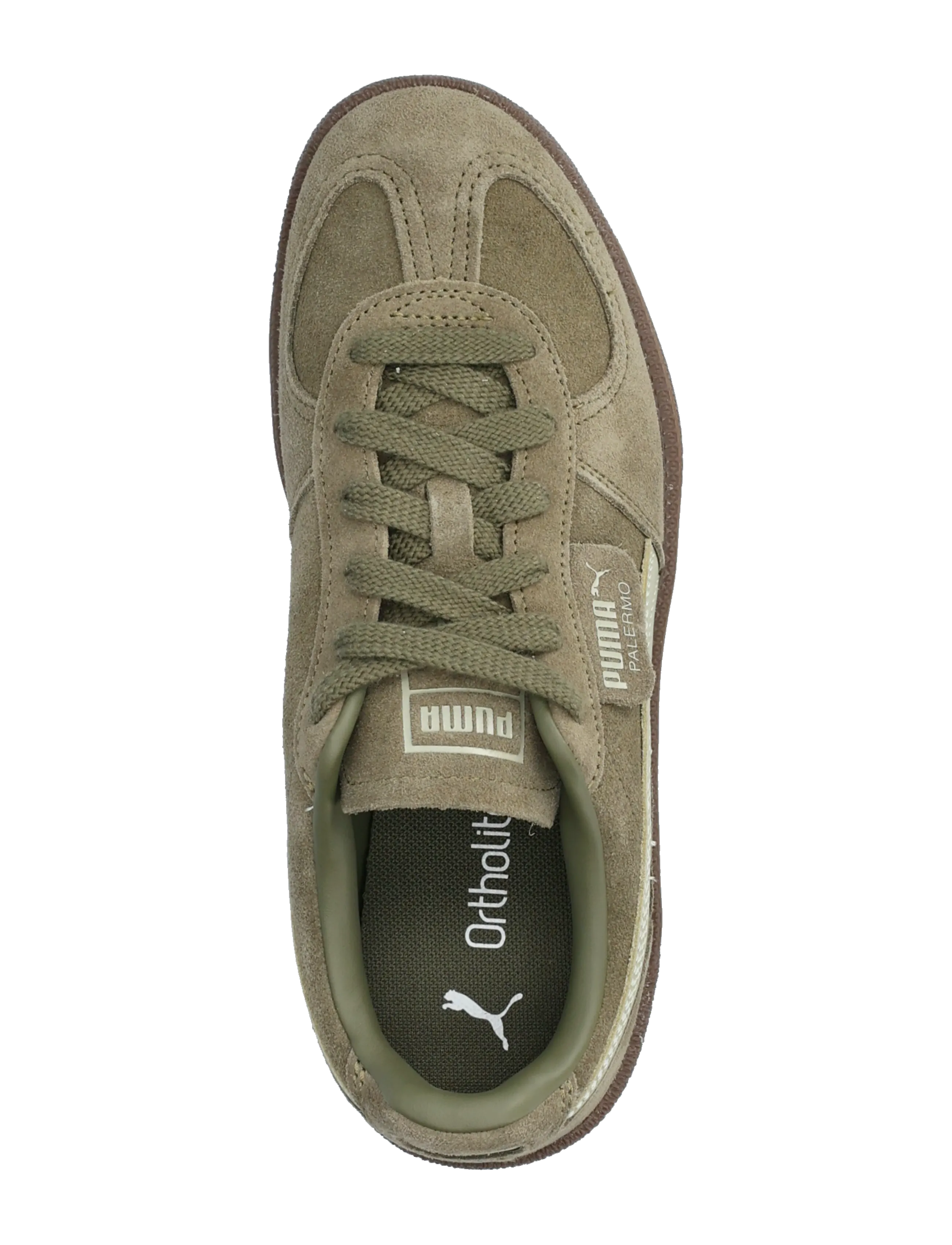 PUMA - Palermo - lágir strigaskór - loden green-gum - 3