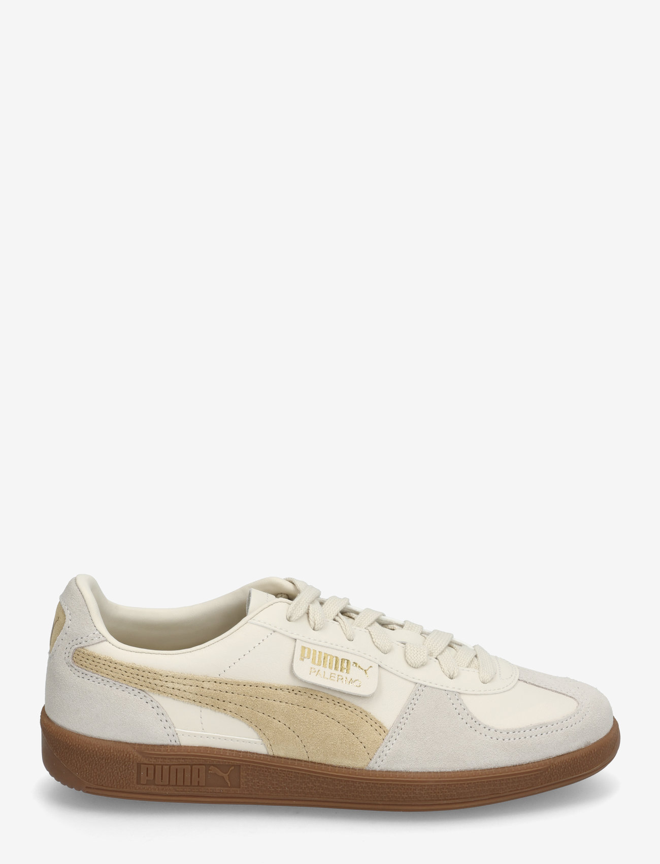 PUMA - Palermo Lth - niedriger schnitt - alpine snow-desert dust-gum - 2