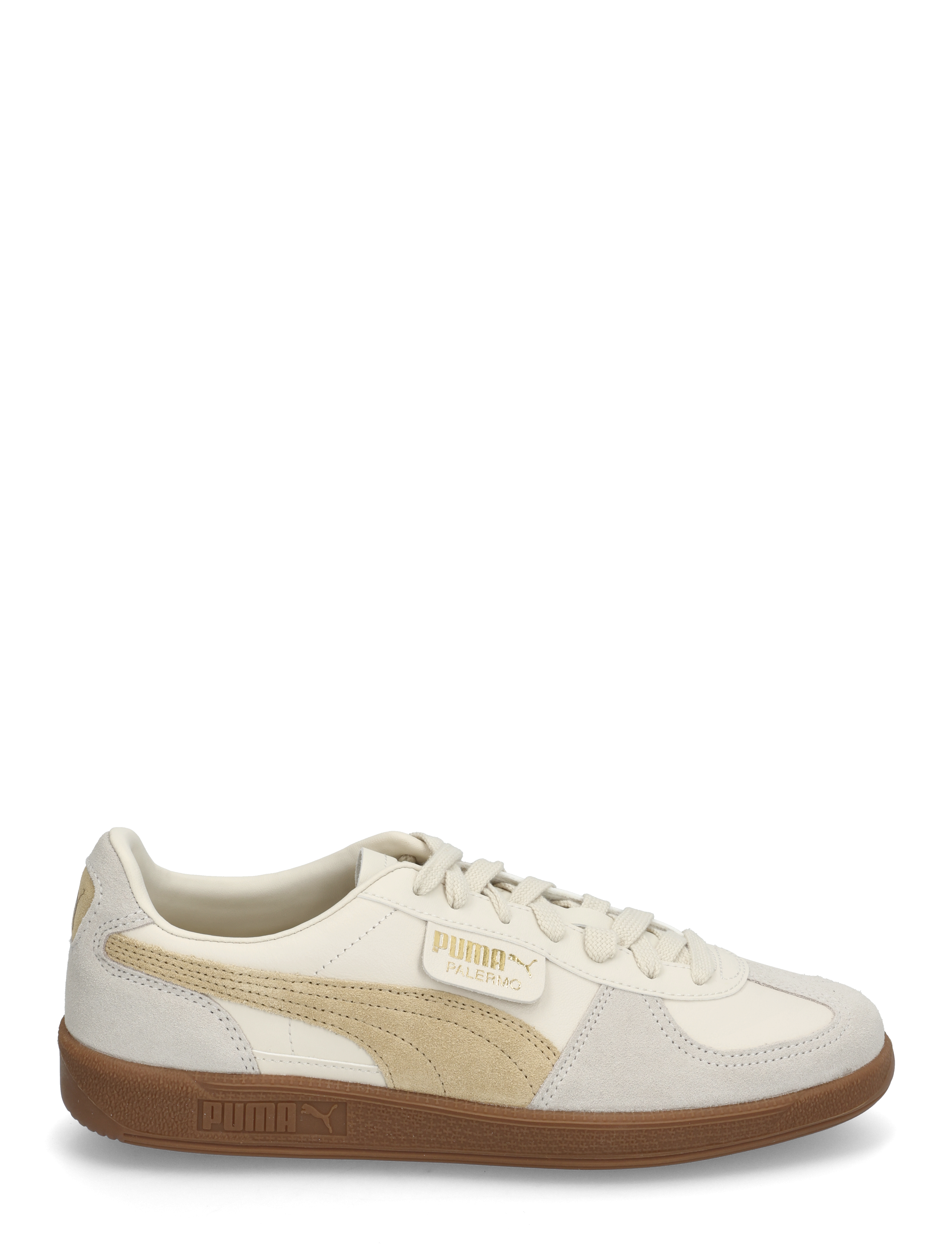 PUMA - Palermo Lth - lage sneakers - alpine snow-desert dust-gum - 2