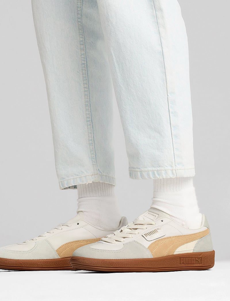 PUMA - Palermo Lth - niedriger schnitt - alpine snow-desert dust-gum - 0