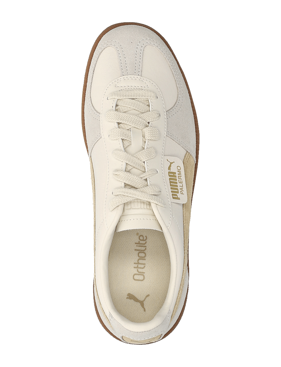 PUMA - Palermo Lth - niedriger schnitt - alpine snow-desert dust-gum - 4