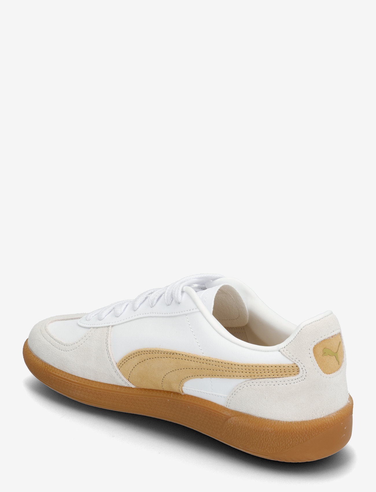 PUMA - Palermo Lth - low tops - puma white-almost apricot - 2