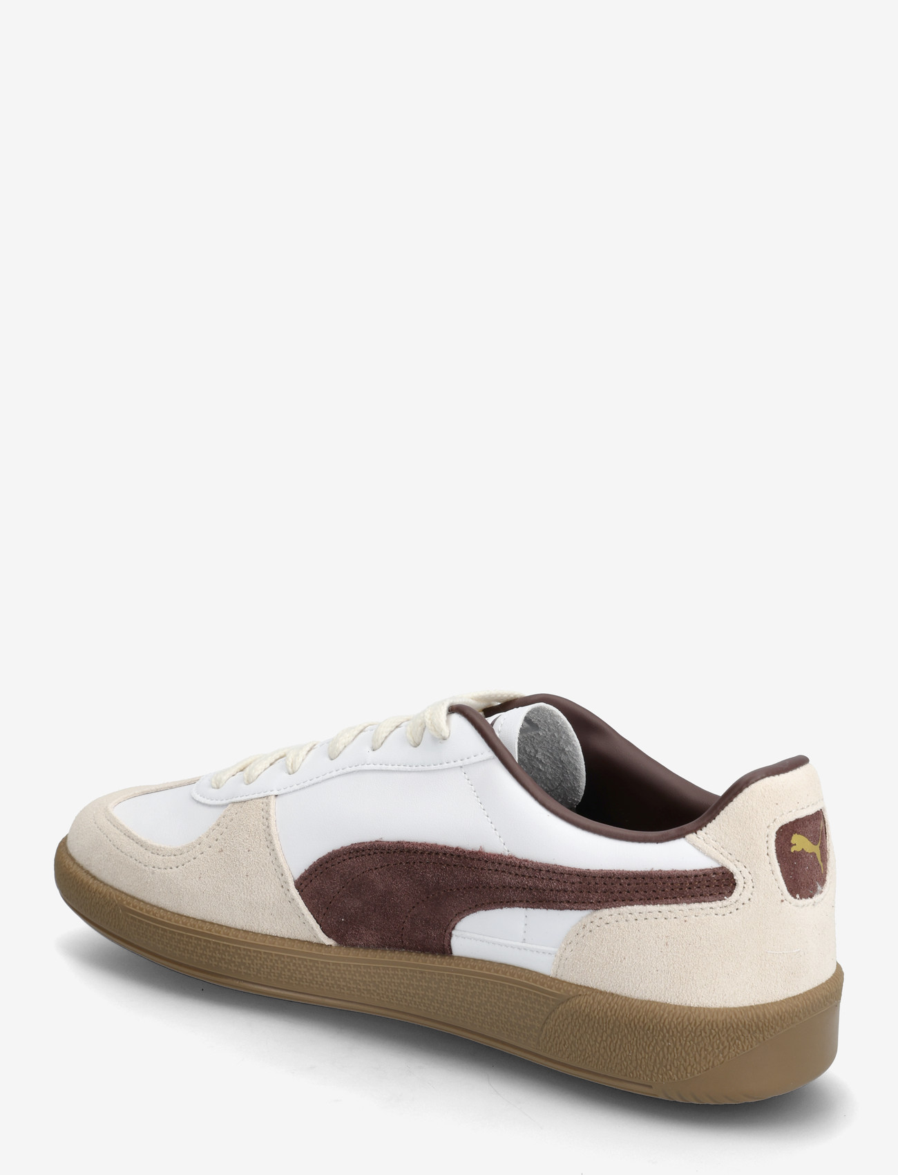 PUMA - Palermo Lth - lave sneakers - puma white-chocolate brown-gum - 2