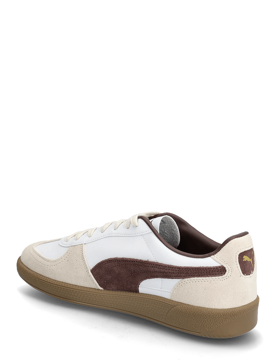 PUMA - Palermo Lth - niedriger schnitt - puma white-chocolate brown-gum - 2