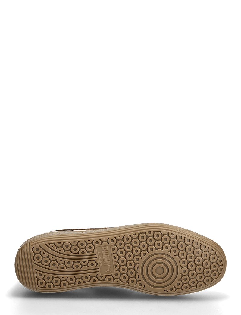 PUMA - Palermo Lth - lave sneakers - puma white-chocolate brown-gum - 4