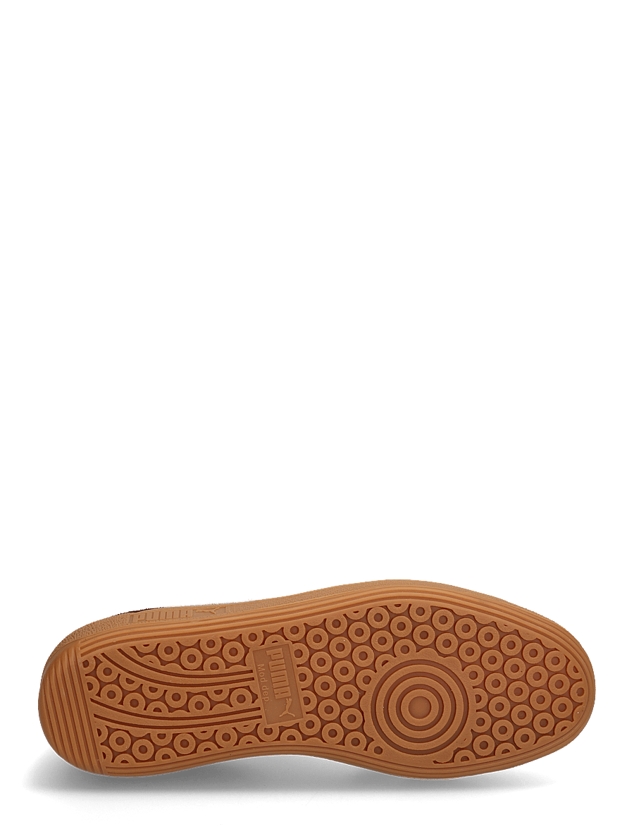 PUMA - Palermo Lth - lave sneakers - puma black-feather gray-gum - 4