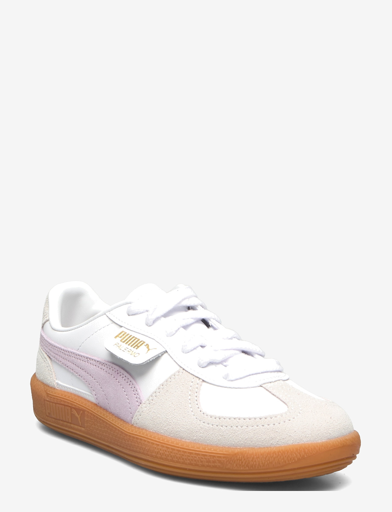 PUMA - Palermo Lth - niedriger schnitt - puma white-lilac frost - 0