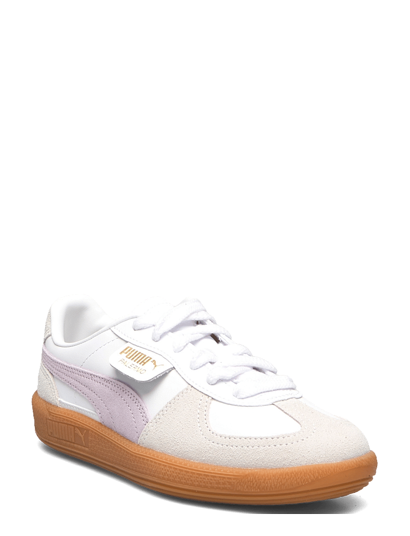 PUMA - Palermo Lth - niedriger schnitt - puma white-lilac frost - 0
