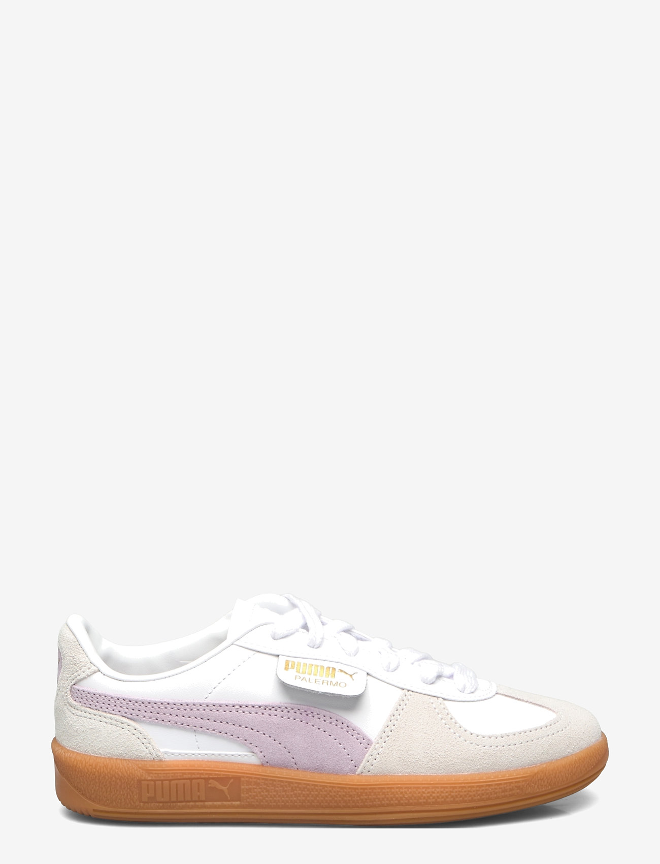 PUMA - Palermo Lth - niedriger schnitt - puma white-lilac frost - 1
