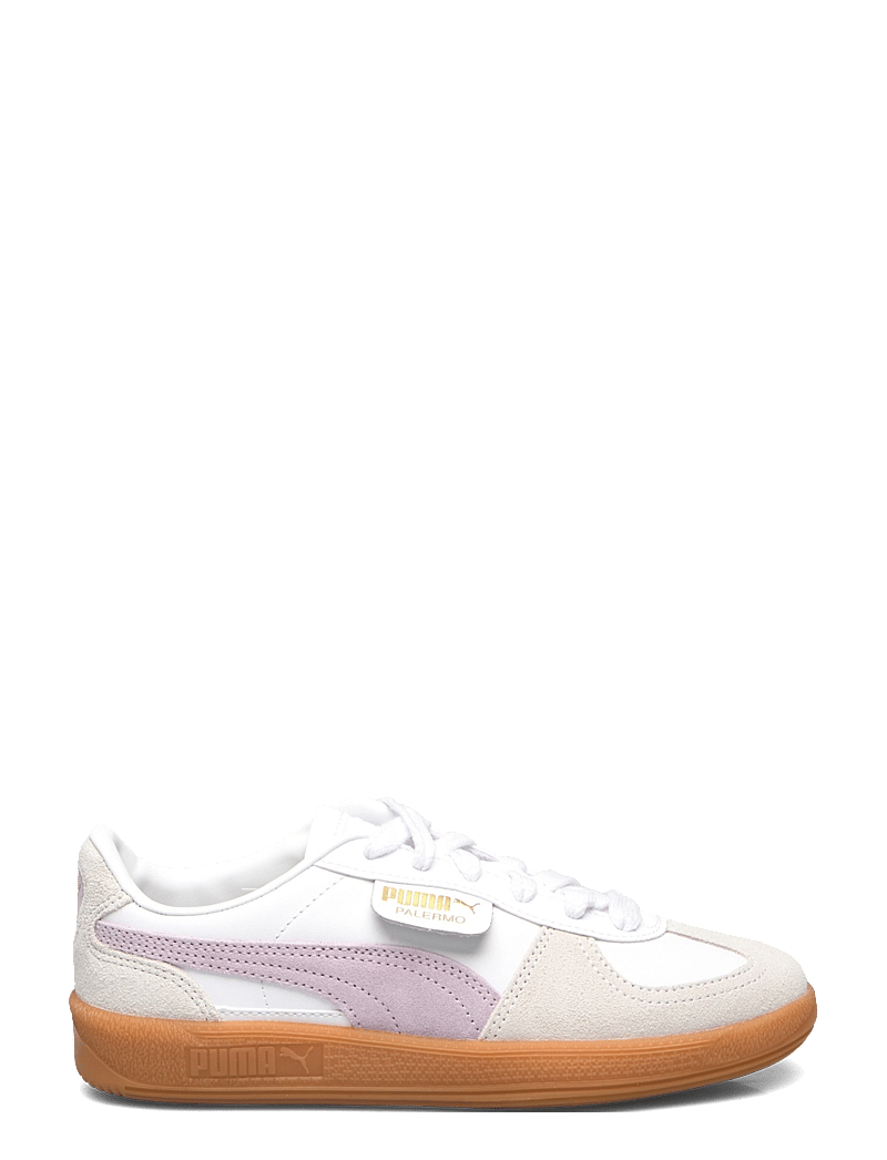 PUMA - Palermo Lth - niedriger schnitt - puma white-lilac frost - 1