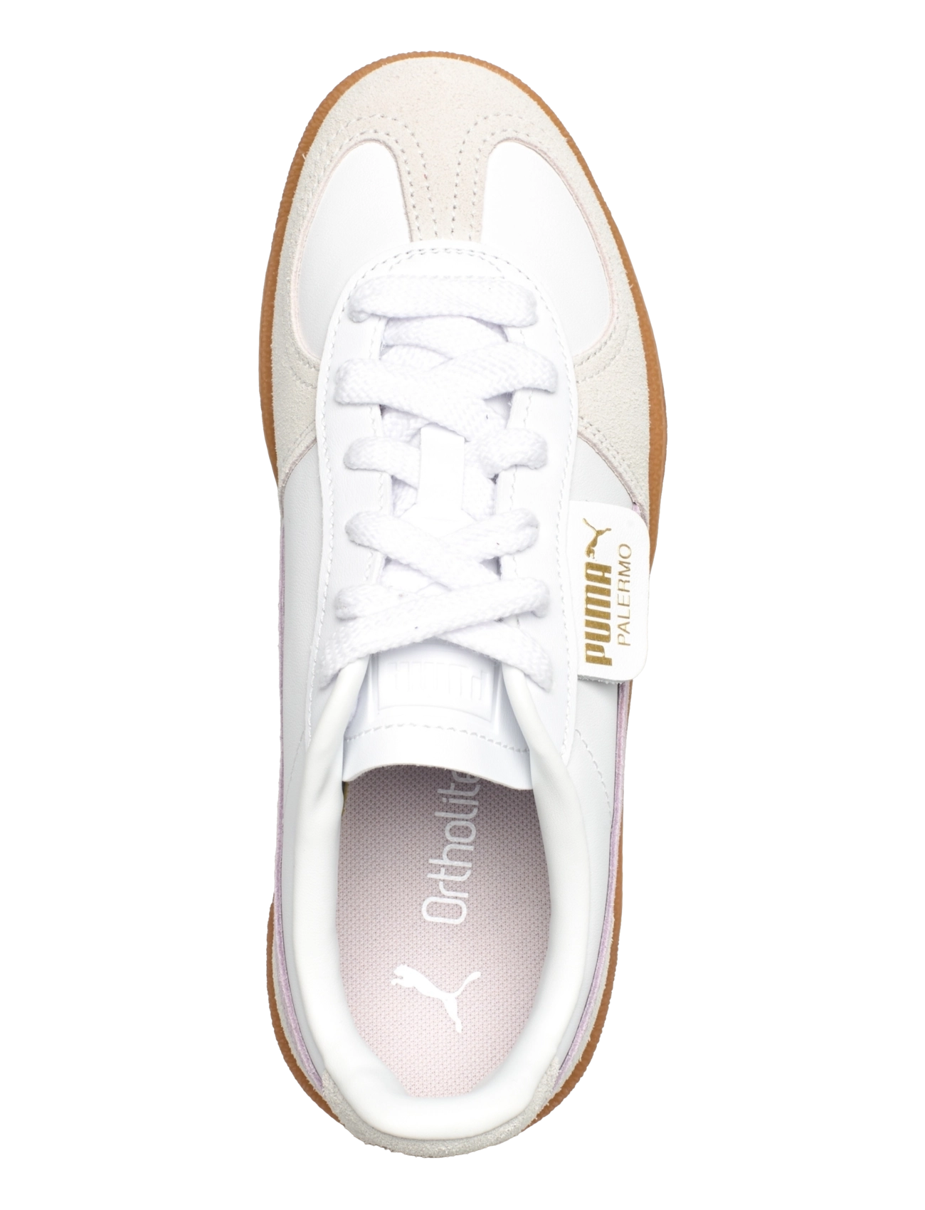 PUMA - Palermo Lth - puma white-lilac frost - 3