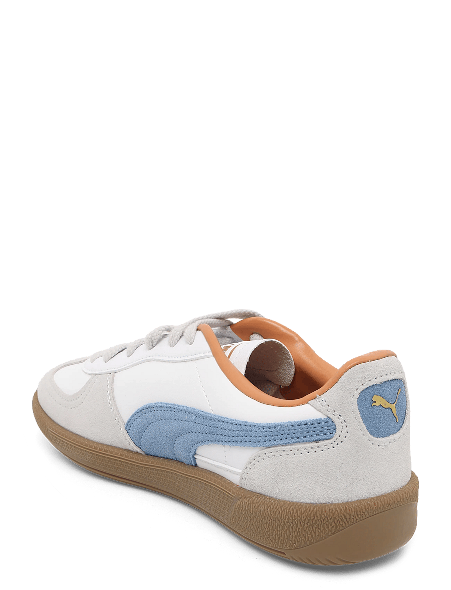 PUMA - Palermo Lth - niedriger schnitt - puma white-zen blue - 1