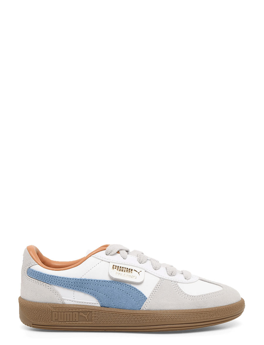 PUMA - Palermo Lth - niedriger schnitt - puma white-zen blue - 2