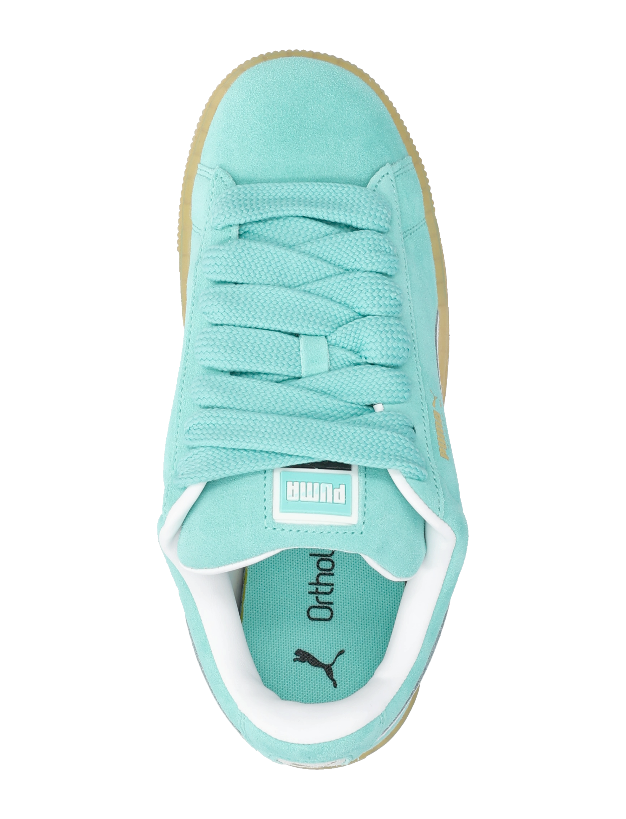 PUMA - Suede XL Jr - kläder - aquatic-puma white - 3