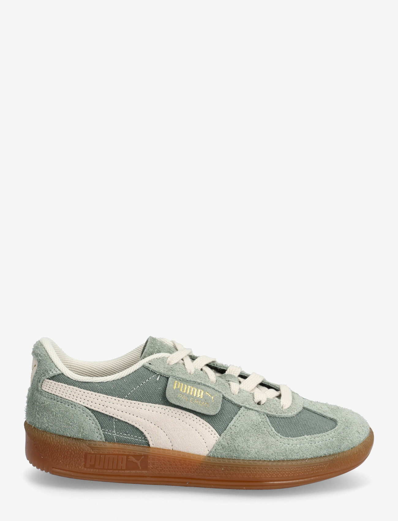 PUMA - Palermo Vintage - låga sneakers - green moon-alpine snow - 1