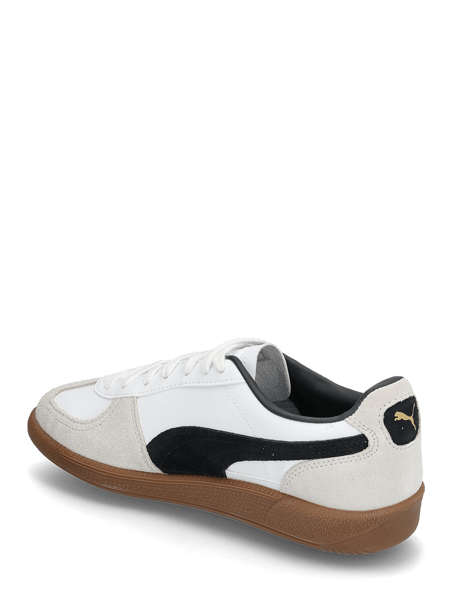 PUMA - Palermo Lth Jr - kleidung - puma white-vapor gray-gum - 2
