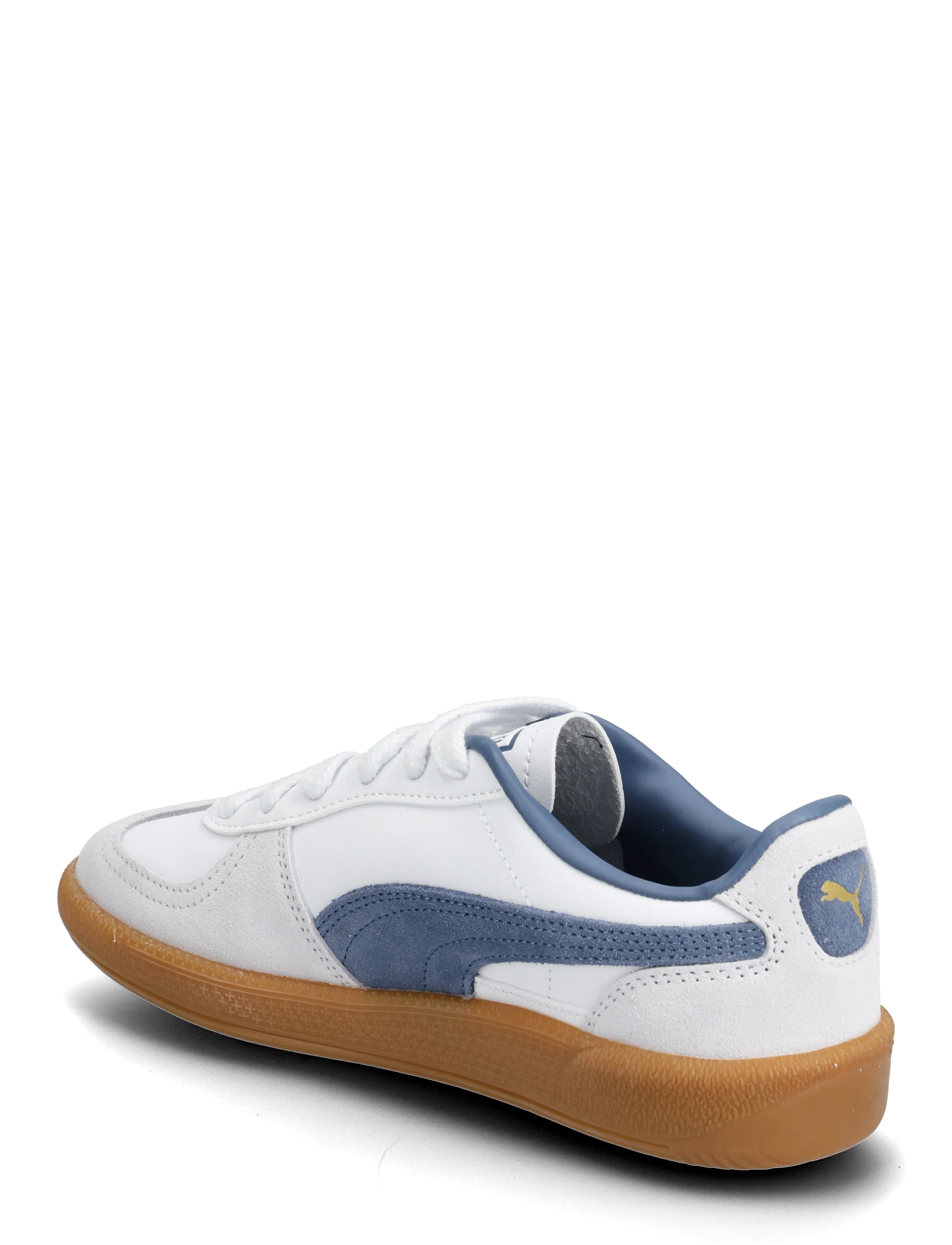 PUMA - Palermo Lth Jr - gode sommertilbud - puma white-dark indigo - 2