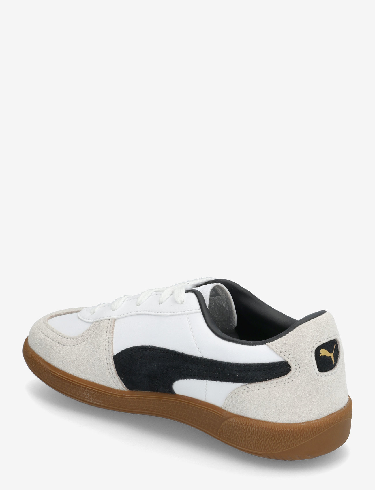 PUMA - Palermo Lth PS - niedriger schnitt - puma white-vapor gray-gum - 2