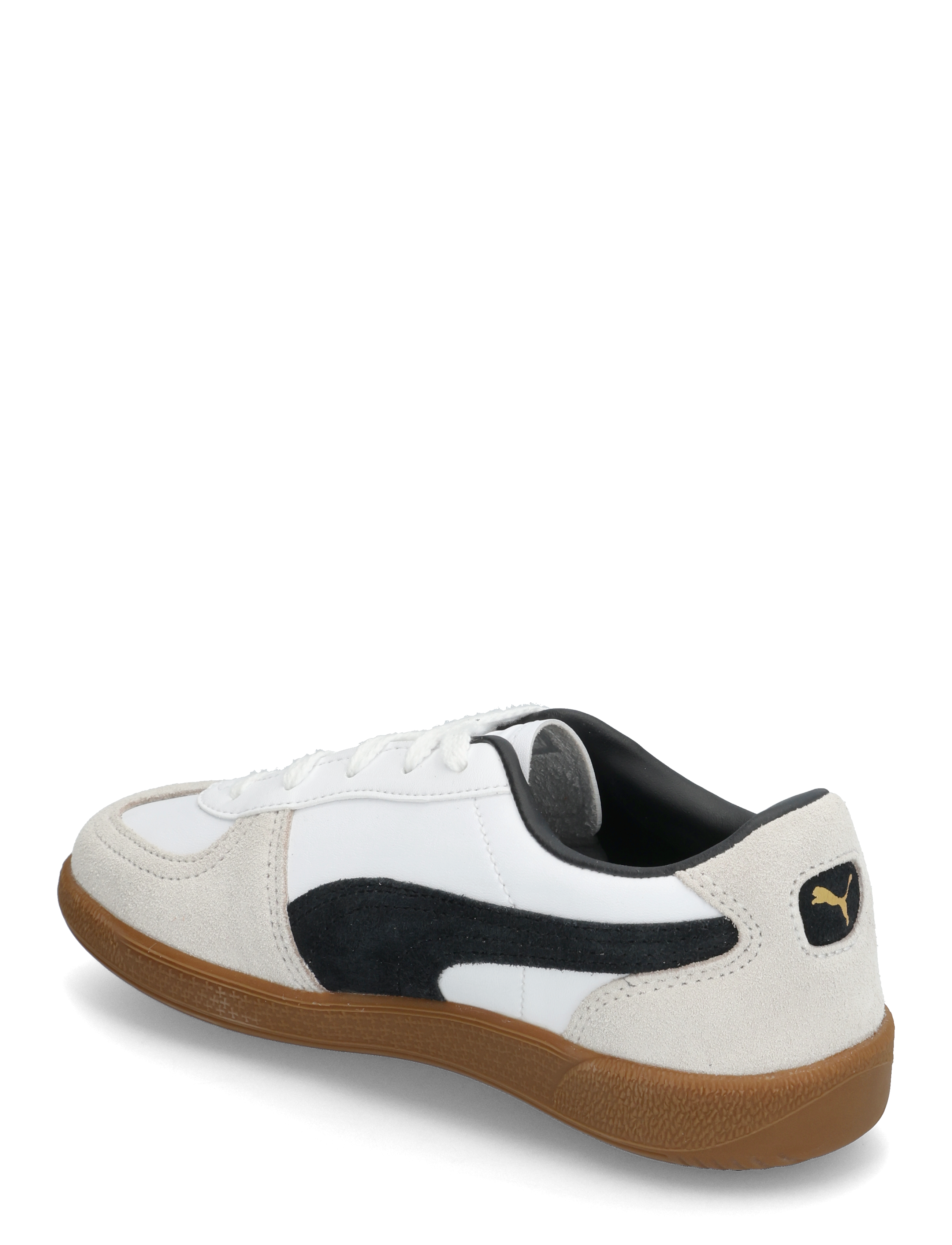 PUMA - Palermo Lth PS - gode sommertilbud - puma white-vapor gray-gum - 2