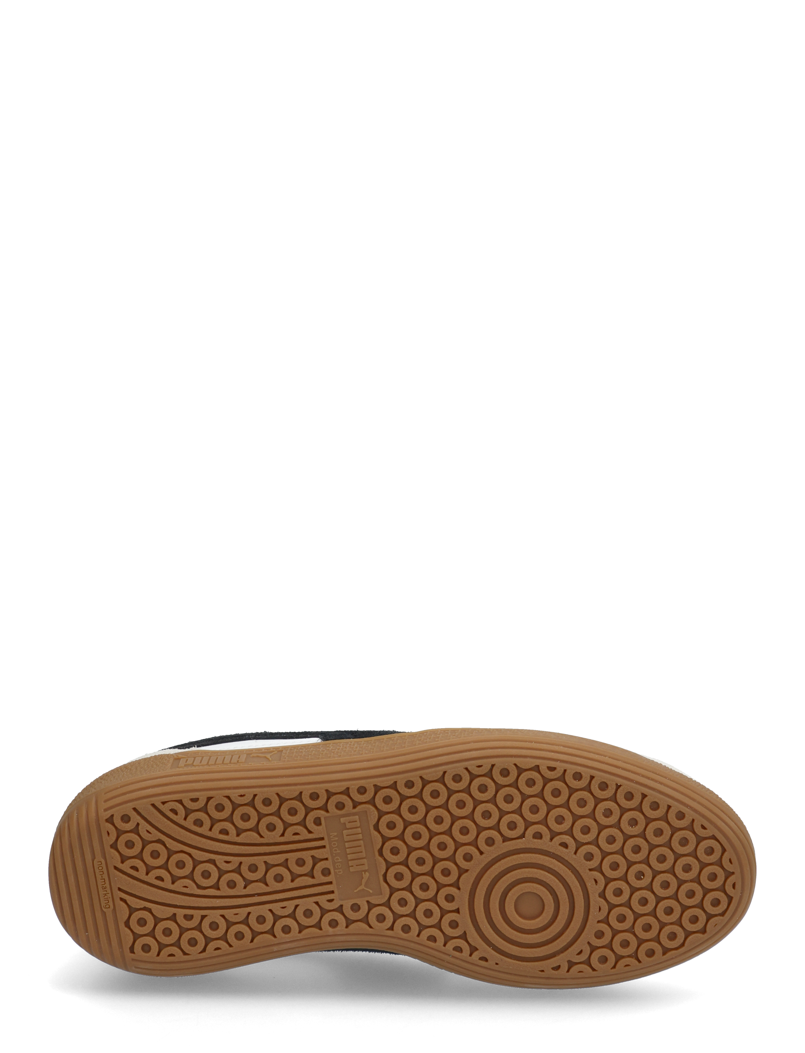 PUMA - Palermo Lth PS - gode sommertilbud - puma white-vapor gray-gum - 4
