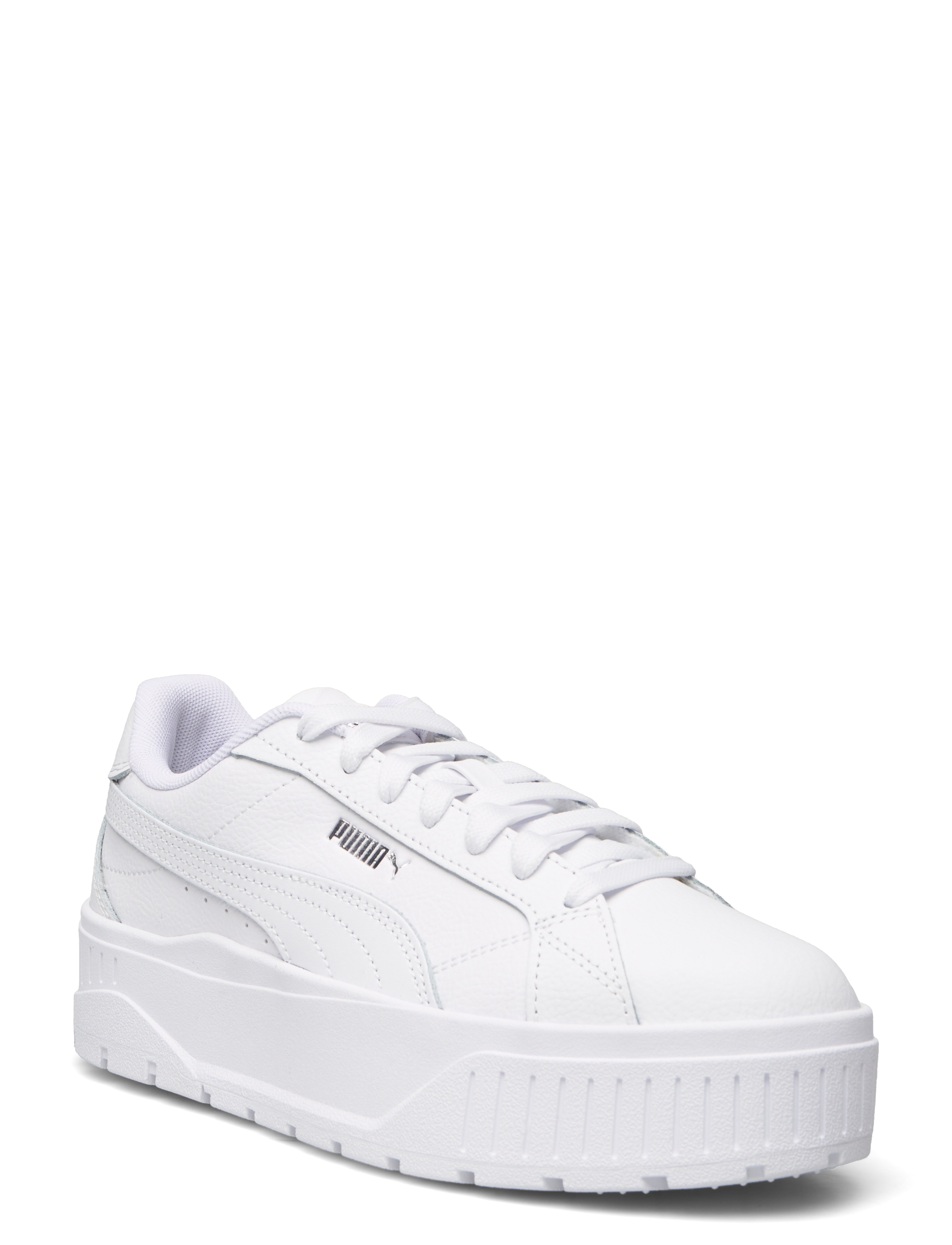 PUMA Karmen II L - Sko - PUMA WHITE-PUMA WHITE-PUMA SILVER / white