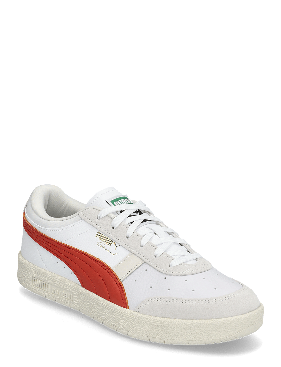 PUMA - Puma Seoul - matalavartiset tennarit - puma white-red fire - 0