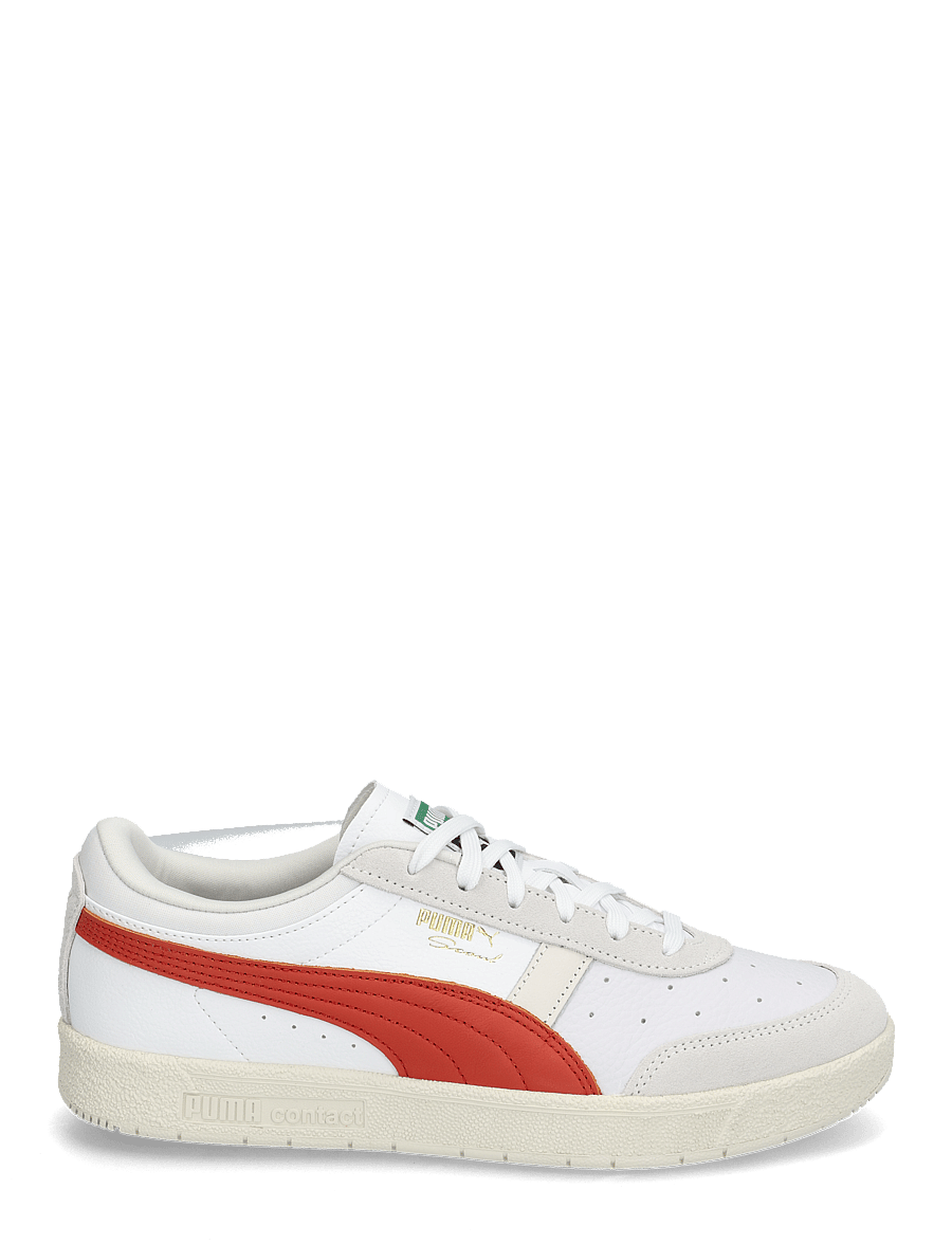 PUMA - Puma Seoul - matalavartiset tennarit - puma white-red fire - 1