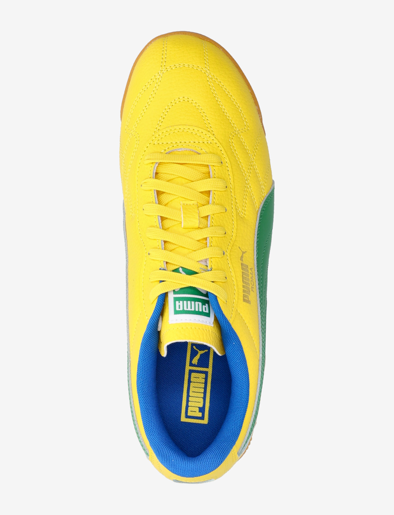 PUMA - Roma Anniversario - laag sneakers - pele yellow-archive green-puma team royal - 3