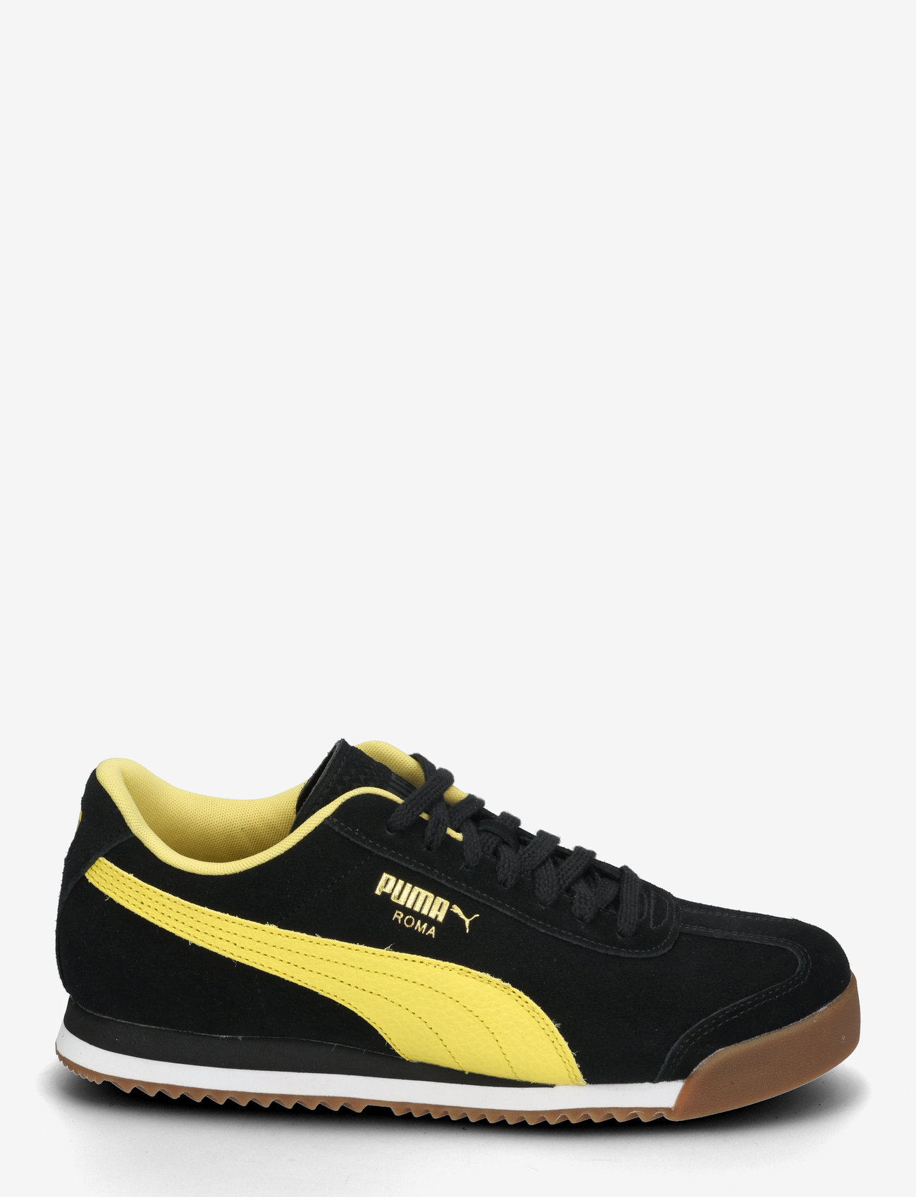 PUMA - Roma Suede - low top sneakers - puma black-sunny yellow - 1