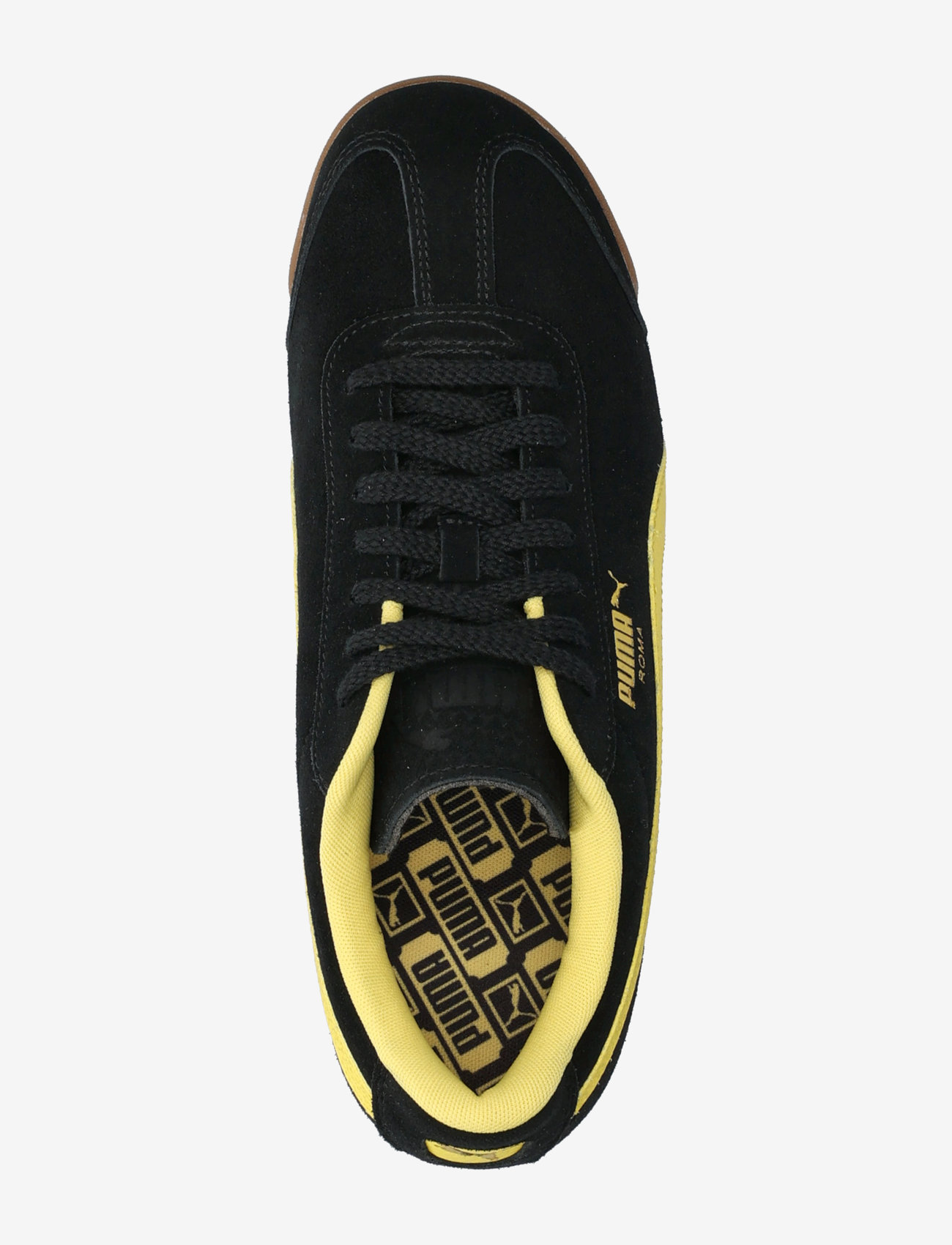 PUMA - Roma Suede - low top sneakers - puma black-sunny yellow - 3