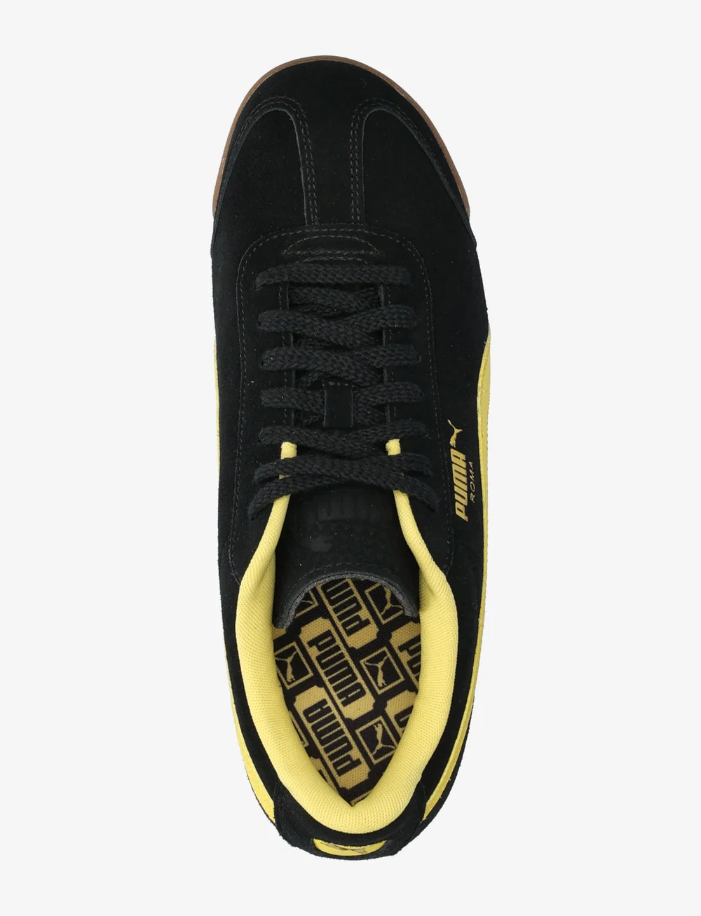 PUMA - Roma Suede - lave sneakers - puma black-sunny yellow - 3