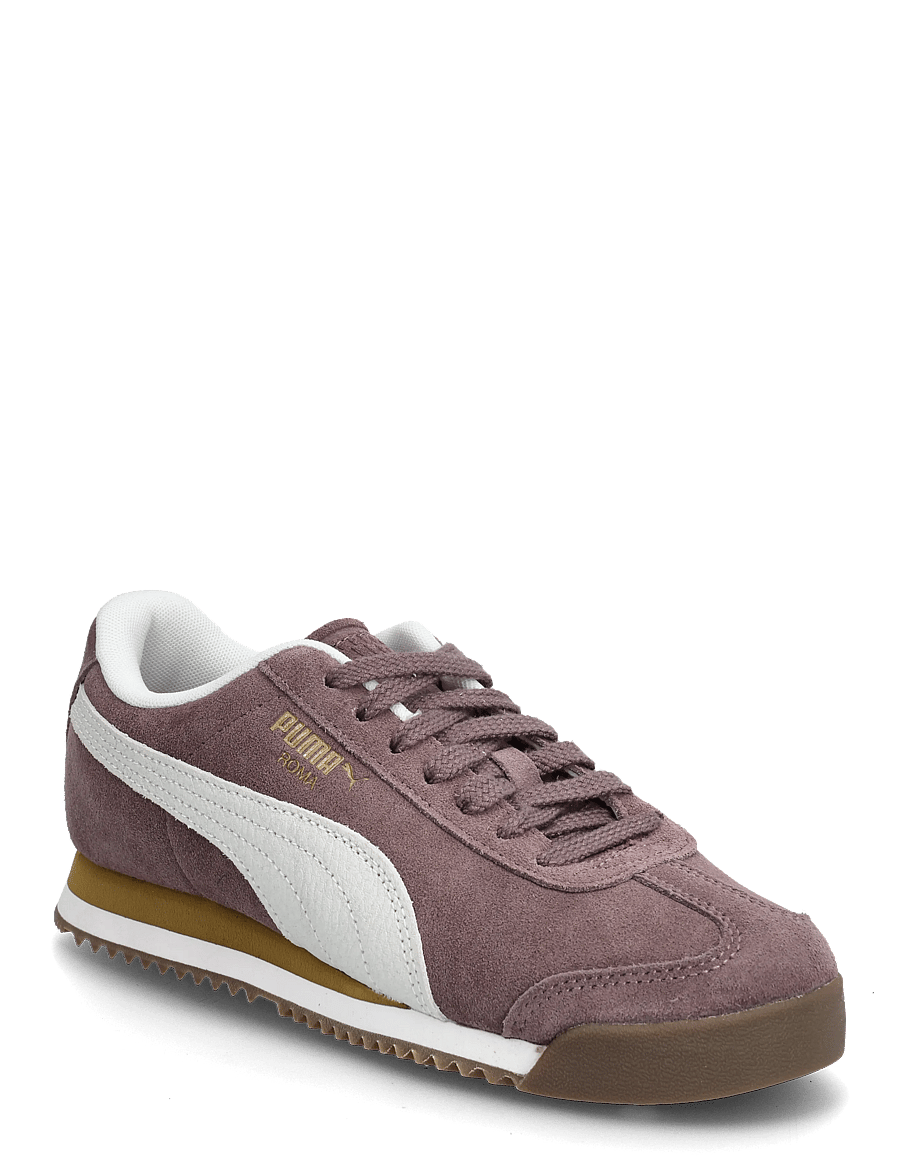 PUMA - Roma Suede - lave sneakers - raisin-puma white - 0