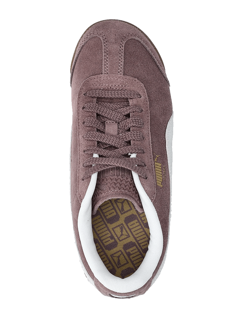 PUMA - Roma Suede - lave sneakers - raisin-puma white - 3