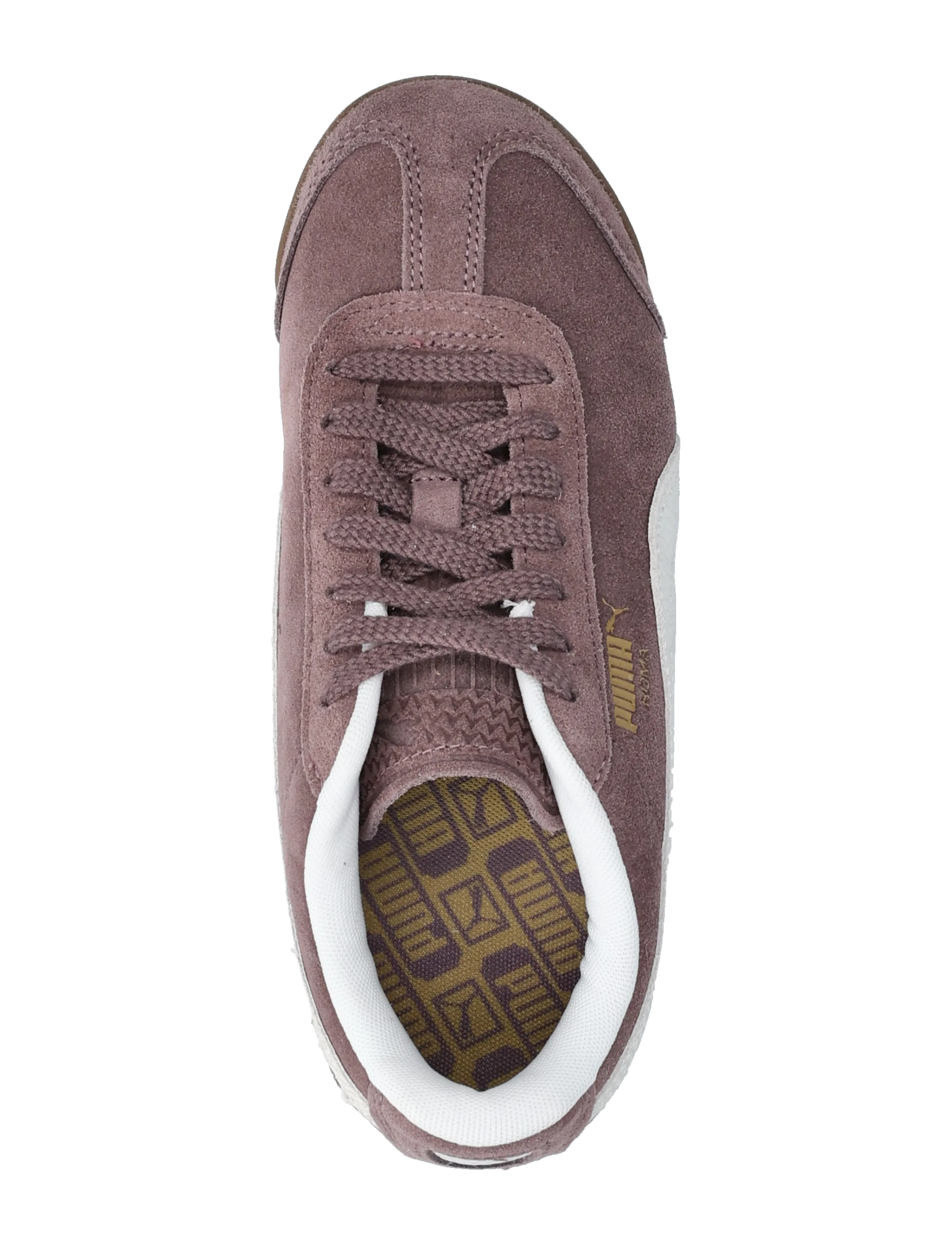 PUMA - Roma Suede - sneakers - raisin-puma white - 3
