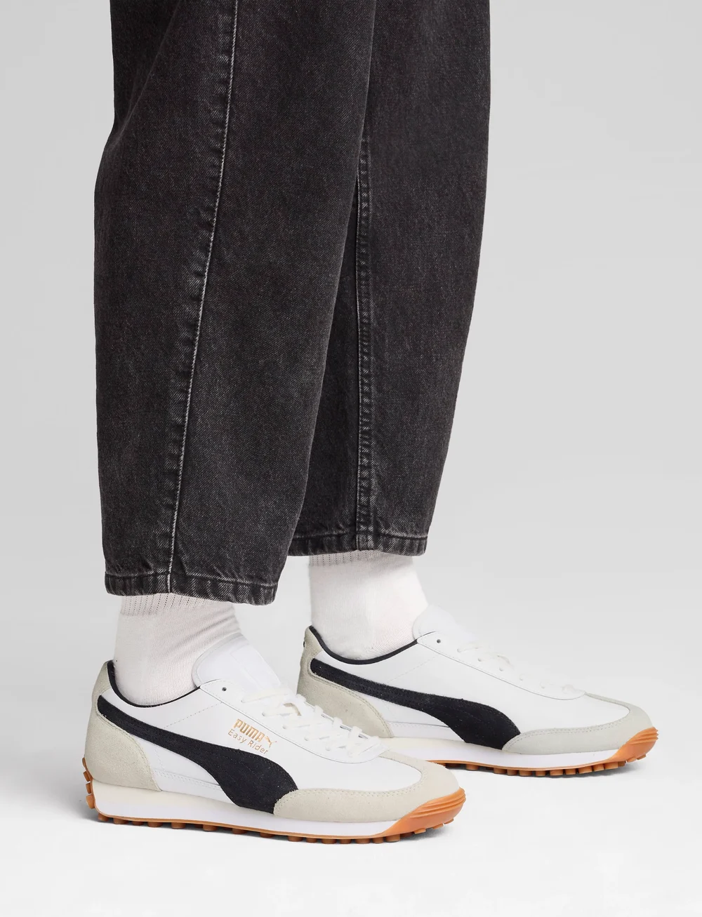 PUMA - Easy Rider Mix - låga sneakers - puma white-puma black - 0