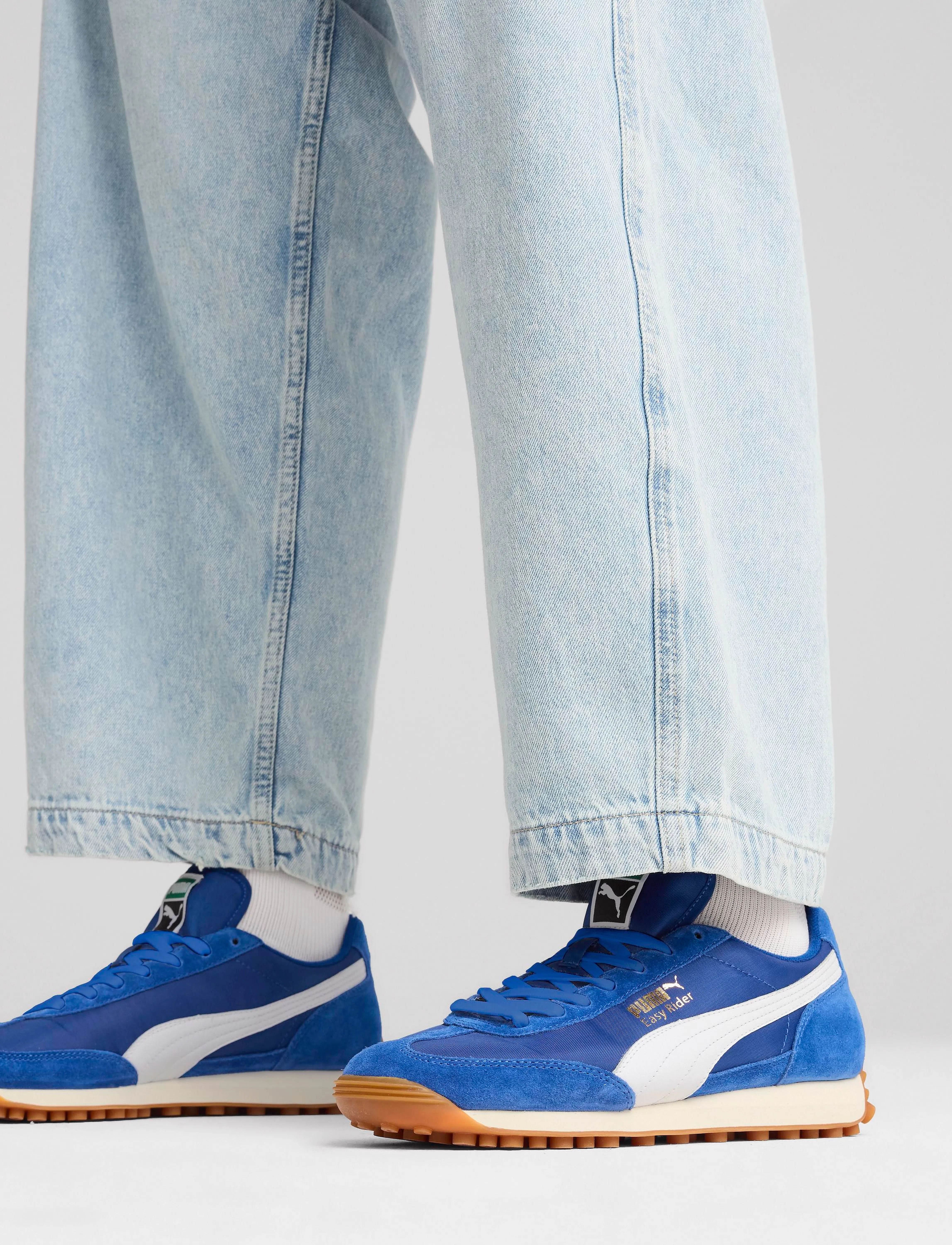 PUMA Easy Rider Vintage, 40.5, Blue, Sport Sneakers > Sport Low Top Sneakers, Dame