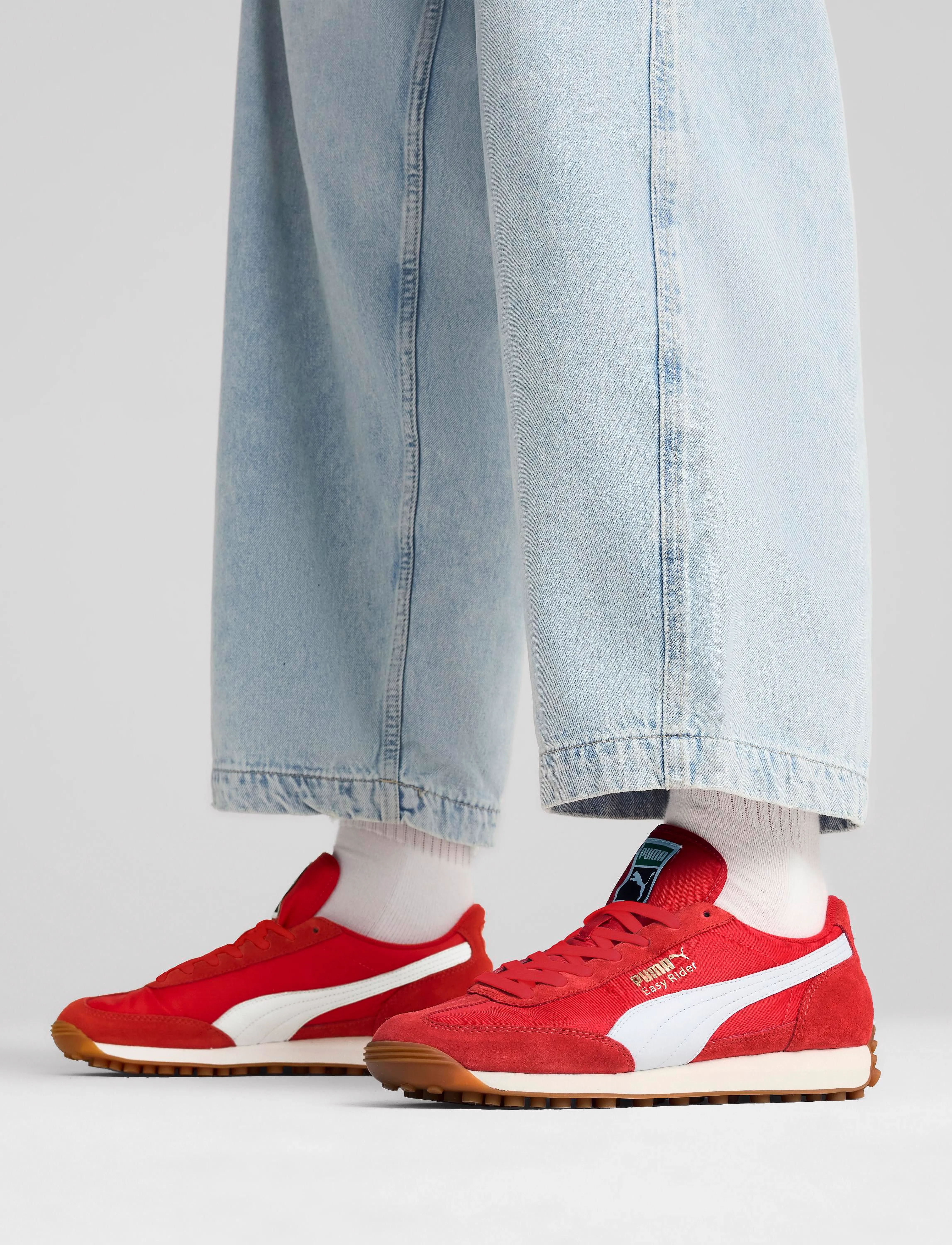 PUMA Easy Rider Vintage, Mænd, Vintage Sneakers, Rød, Str: 40