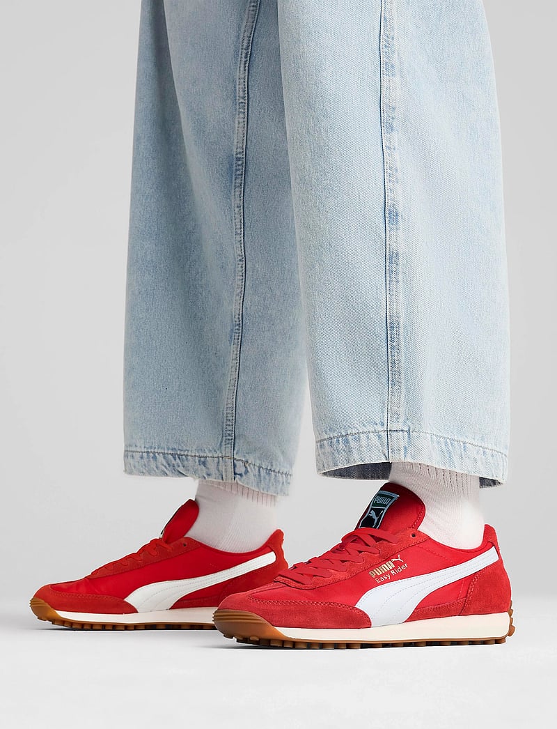 PUMA - Easy Rider Vintage - lave sneakers - puma red-puma white - 0