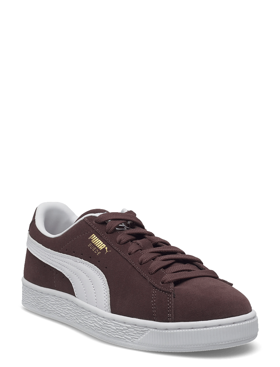 PUMA - Suede Classic - niedrige sneakers - chocolate brown-puma white - 0