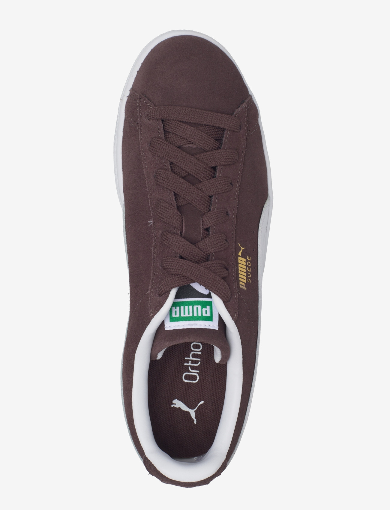 PUMA - Suede Classic - kõrge säärega tossud - chocolate brown-puma white - 3